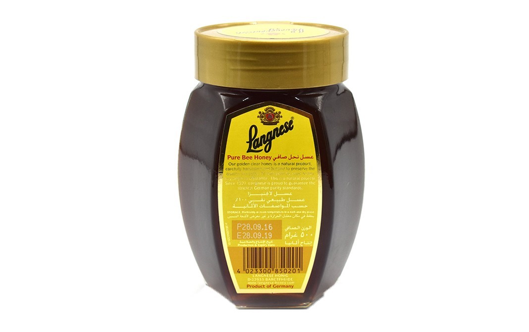 Langnese Pure Bee Honey    Plastic Jar  500 grams